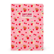 Cahier d'exercices - Cahier A4 - Lignage 8 mm - Cerises d'ours en peluche