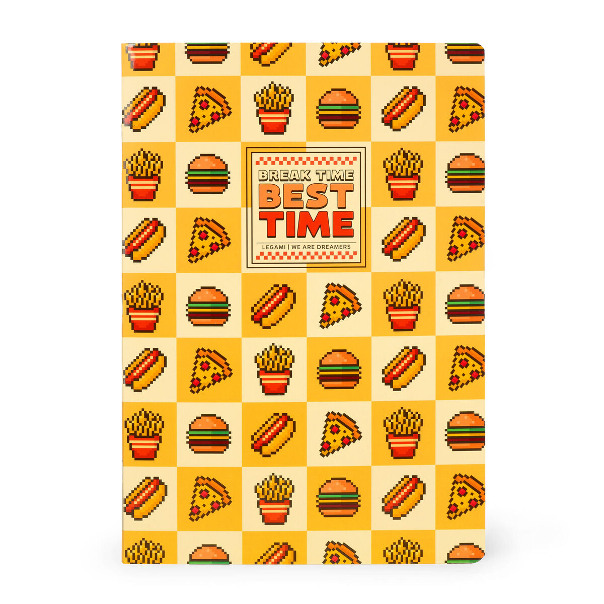 Cahier d'exercices - Cahier A4 - Lignage 8 mm - Pixel alimentaire
