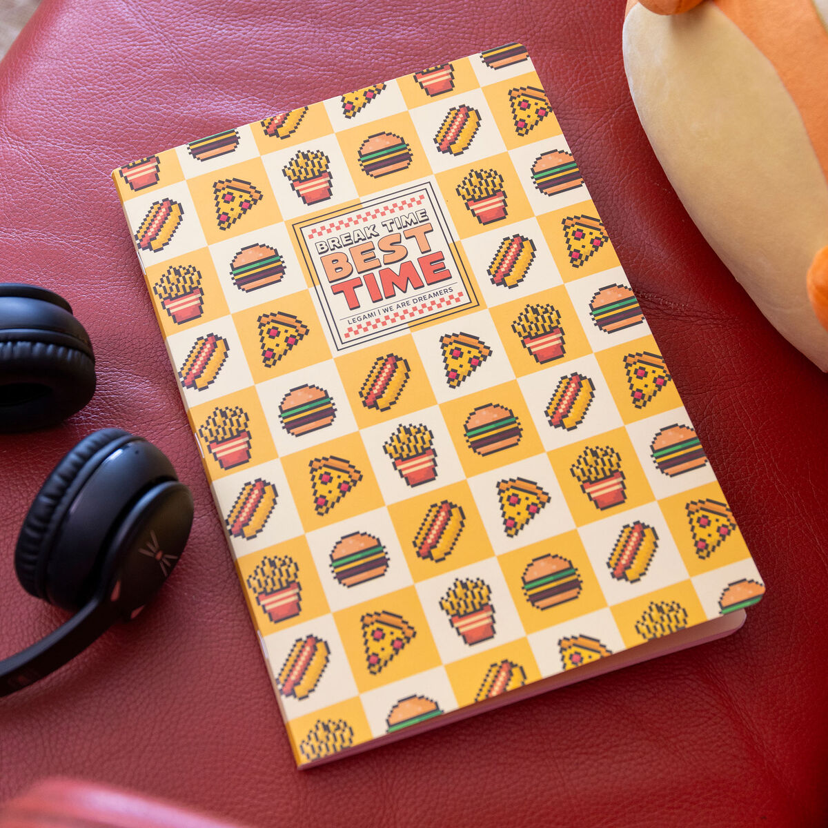 Exercise Book - Cahier A4 - Lignage 8 mm - Food Pixel