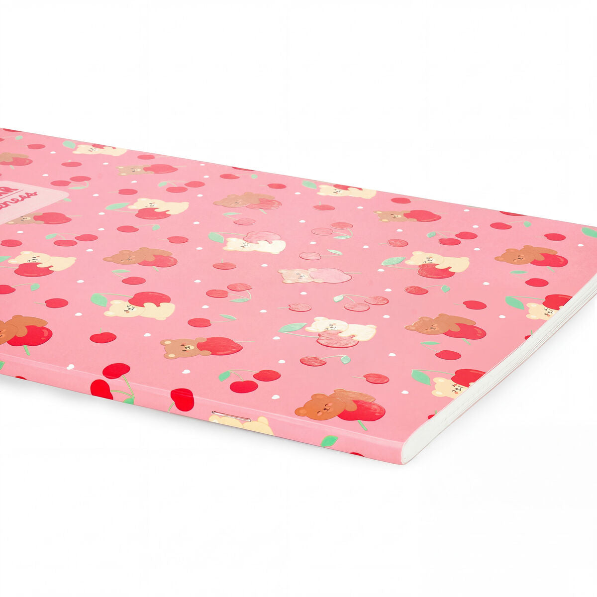 Exercise Book - Cahier A4 - Petits Carreaux 5 mm - Teddy Bear Cherry