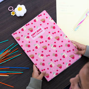 Exercise Book - Cahier A4 - Petits Carreaux 5 mm - Teddy Bear Cherry