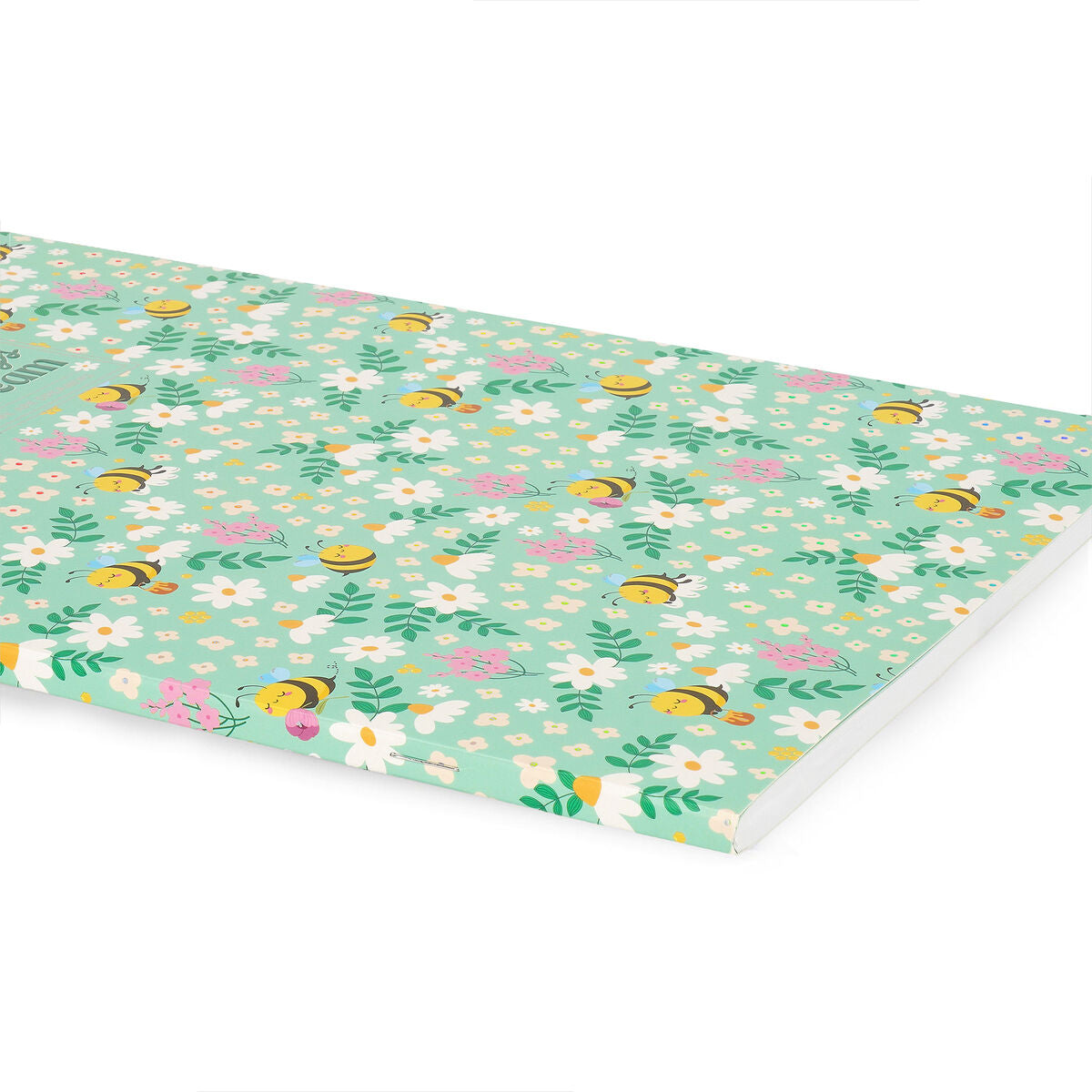 Exercise Book - Cahier A4 - Petits Carreaux 5 mm - Bee Flowers