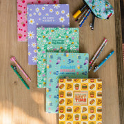 Exercise Book - Cahier A4 - Petits Carreaux 5 mm - Bee Flowers