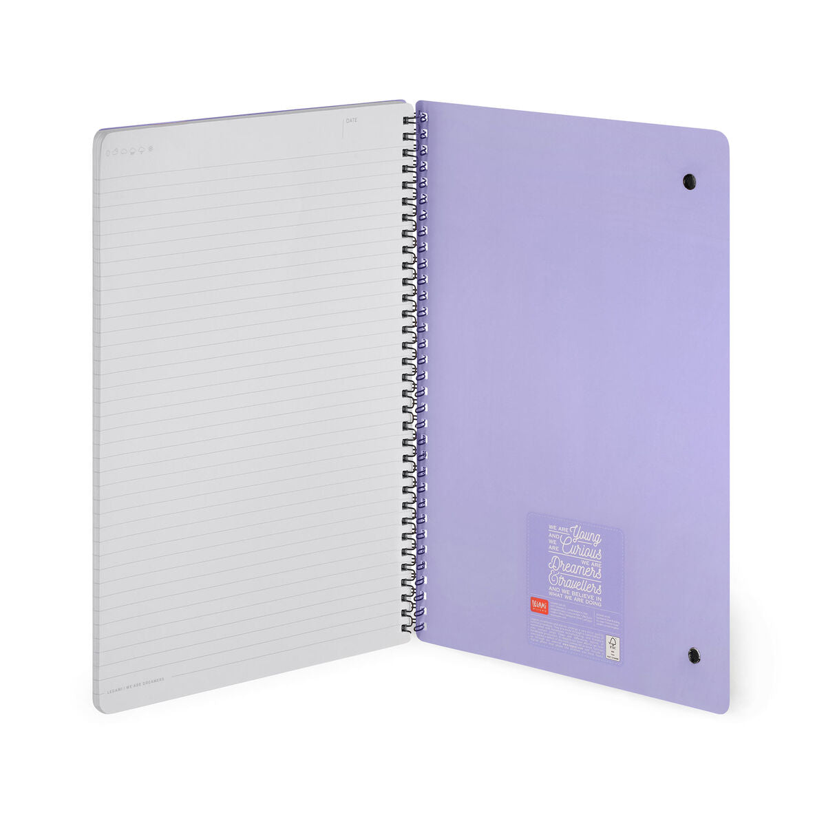 Cahier Ligné A4 à Couverture Rigide Illustrée - Unicorn - Avec Spirale