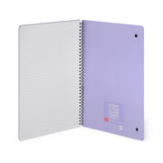 Cahier Ligné A4 à Couverture Rigide Illustrée - Unicorn - Avec Spirale