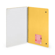 Cahier Ligné A4 à Couverture Rigide Illustrée - Sushi Cat - Bloc-mémo - Avec Spirale