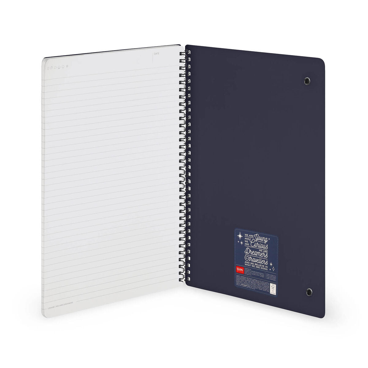 Cahier Ligné A4 à Couverture Rigide Illustrée - Moth - Bloc-mémo - Avec Spirale