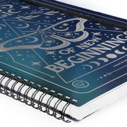 Cahier Ligné A4 à Couverture Rigide Illustrée - Moth - Bloc-mémo - Avec Spirale