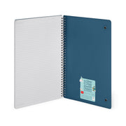 Cahier Ligné A4 à Couverture Rigide Illustrée - Travel Stickers - Bloc-mémo - Avec Spirale