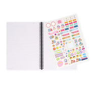 Cahier Ligné A4 à Couverture Rigide Illustrée - Kitty - Bloc-mémo - Avec Spirale