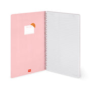 Cahier Ligné A4 à Couverture Rigide Illustrée - Croissant - Bloc-mémo - Avec Spirale