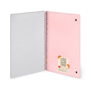 Cahier Ligné A4 à Couverture Rigide Illustrée - Croissant - Bloc-mémo - Avec Spirale