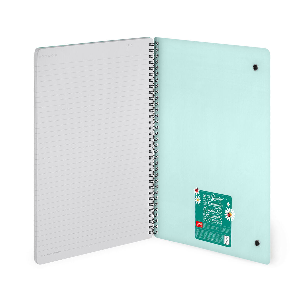 Cahier Ligné A4 à Couverture Rigide Illustrée - Ladybug - Bloc-mémo - Avec Spirale