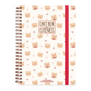 Cahier Ligné A4 à Couverture Rigide Illustré - Teddy Bear - Bloc-mémo - Avec Spirale
