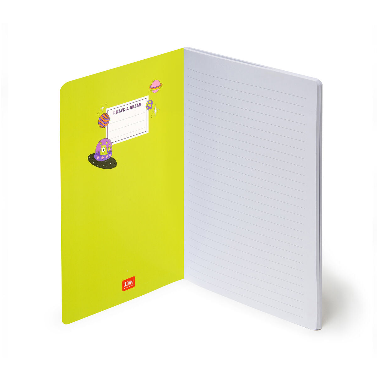 Cahier Ligné A5 à Couverture Rigide Illustrée - Space