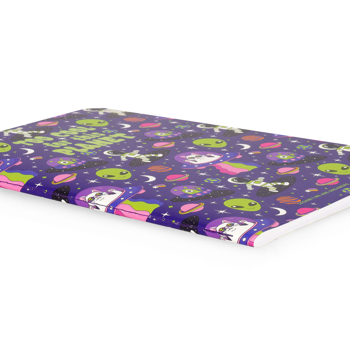 Cahier Ligné A5 à Couverture Rigide Illustrée - Space