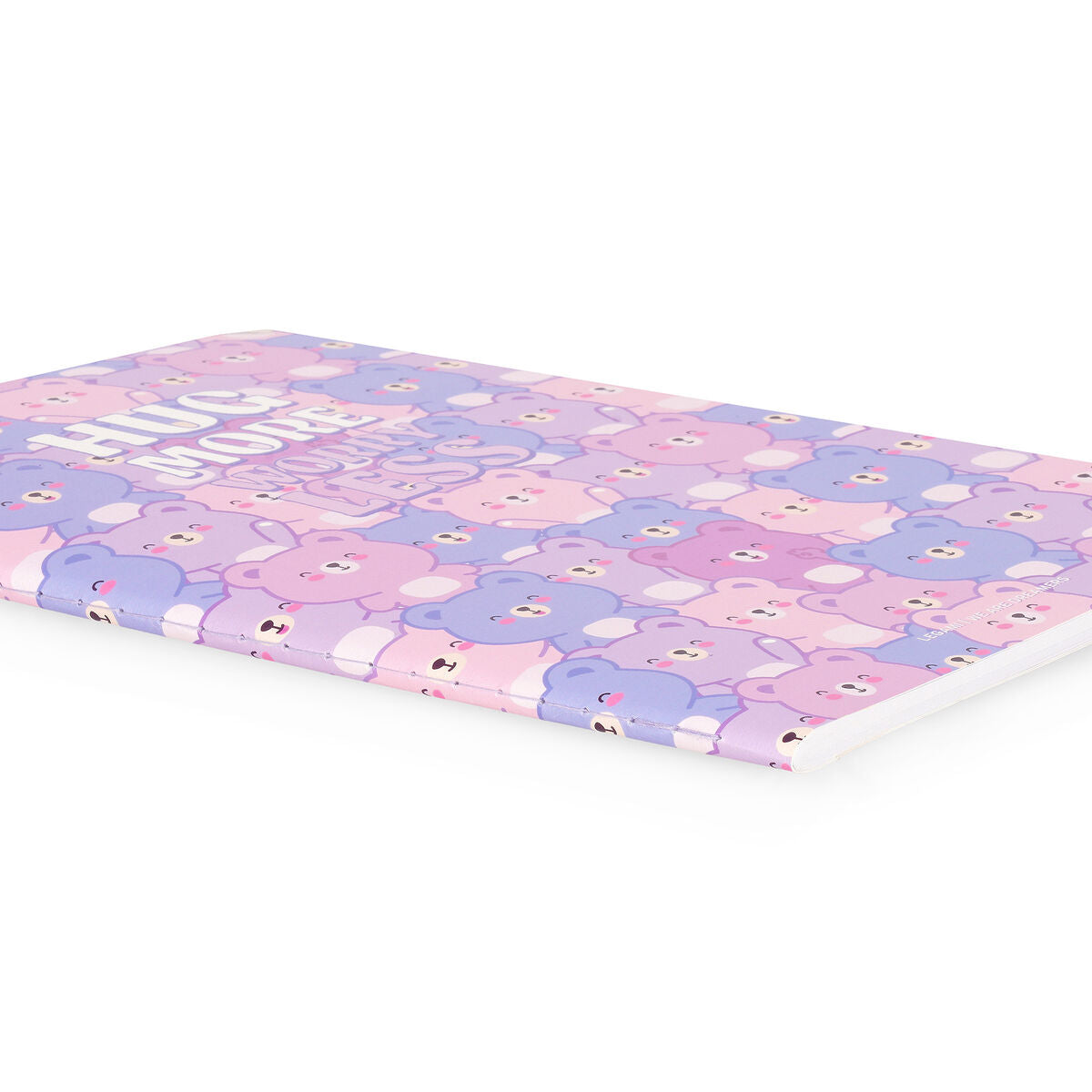Cahier Page Blanche A5 à Couverture Rigide Illustrée - Teddy Bear