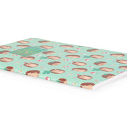 Cahier Page Blanche A5 à Couverture Rigide Illustrée - Hedgehog