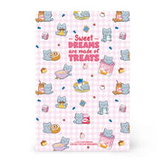 Cahier Ligné A5 à Couverture Rigide Illustré - Kitty
