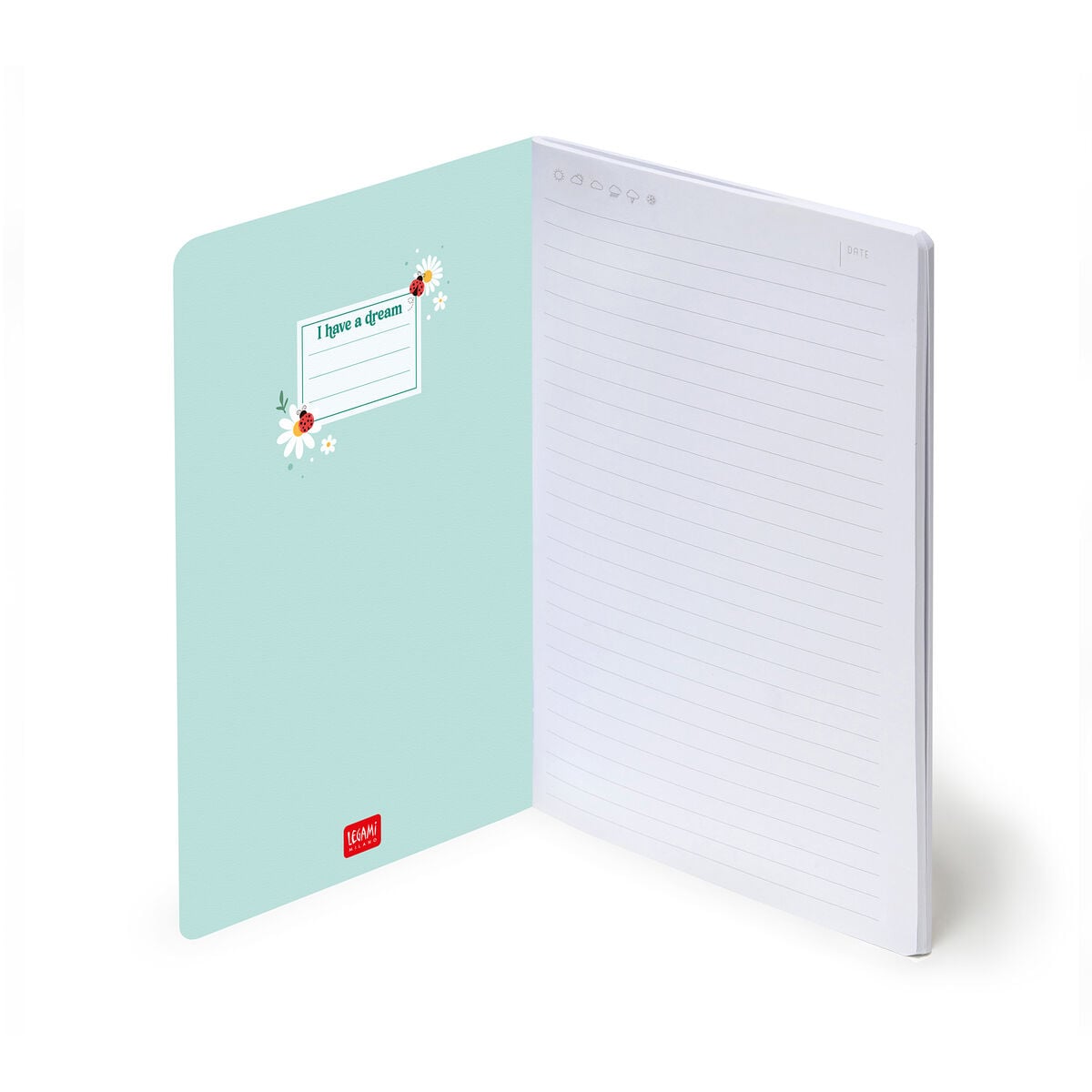 Cahier Ligné A5 à Couverture Rigide Illustrée - Ladybug