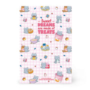 Cahier Page Blanche A5 à Couverture Rigide Illustré - Kitty