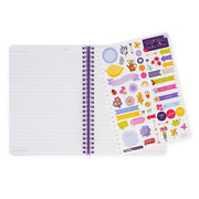 Cahier Ligné A5 à Couverture Rigide Illustrée - Flowers - Bloc-mémo - Avec Spirale