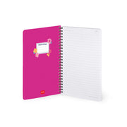 Cahier Ligné A5 à Couverture Rigide Illustrée - Flowers - Bloc-mémo - Avec Spirale