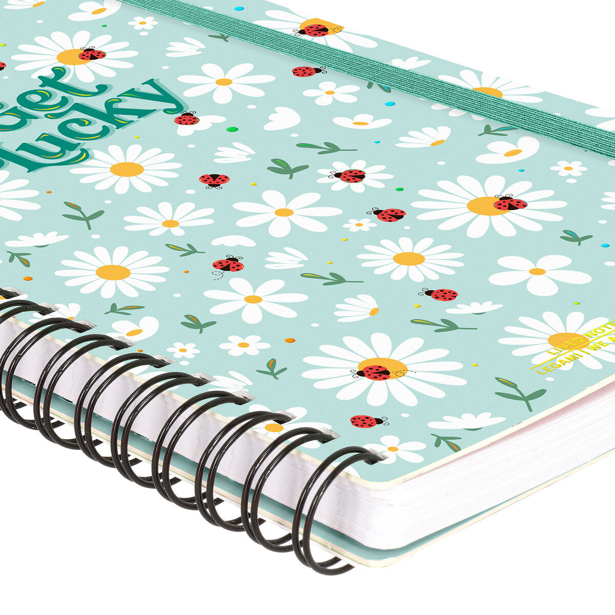 Cahier Ligné A5 à Couverture Rigide Illustrée - Ladybug - Bloc-mémo - Avec Spirale