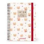 Cahier Ligné A5 à Couverture Rigide Illustré - Teddy Bear - Bloc-mémo - Avec Spirale