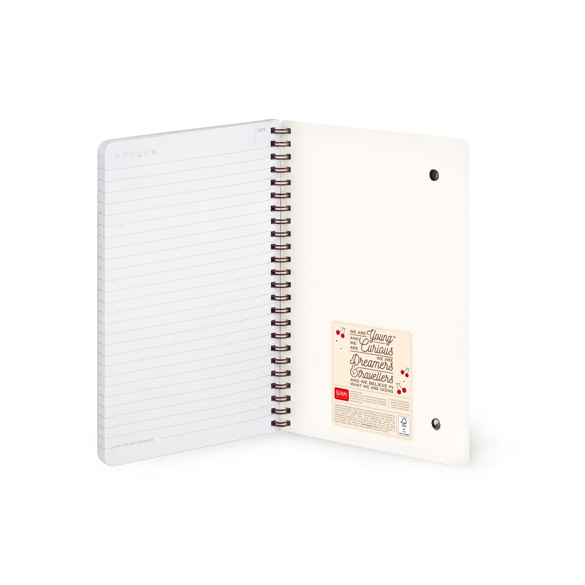 Cahier Ligné A5 à Couverture Rigide Illustrée - Teddy Bear - Bloc-mémo - Avec Spirale