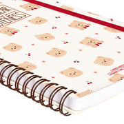 Cahier Ligné A5 à Couverture Rigide Illustrée - Teddy Bear - Bloc-mémo - Avec Spirale