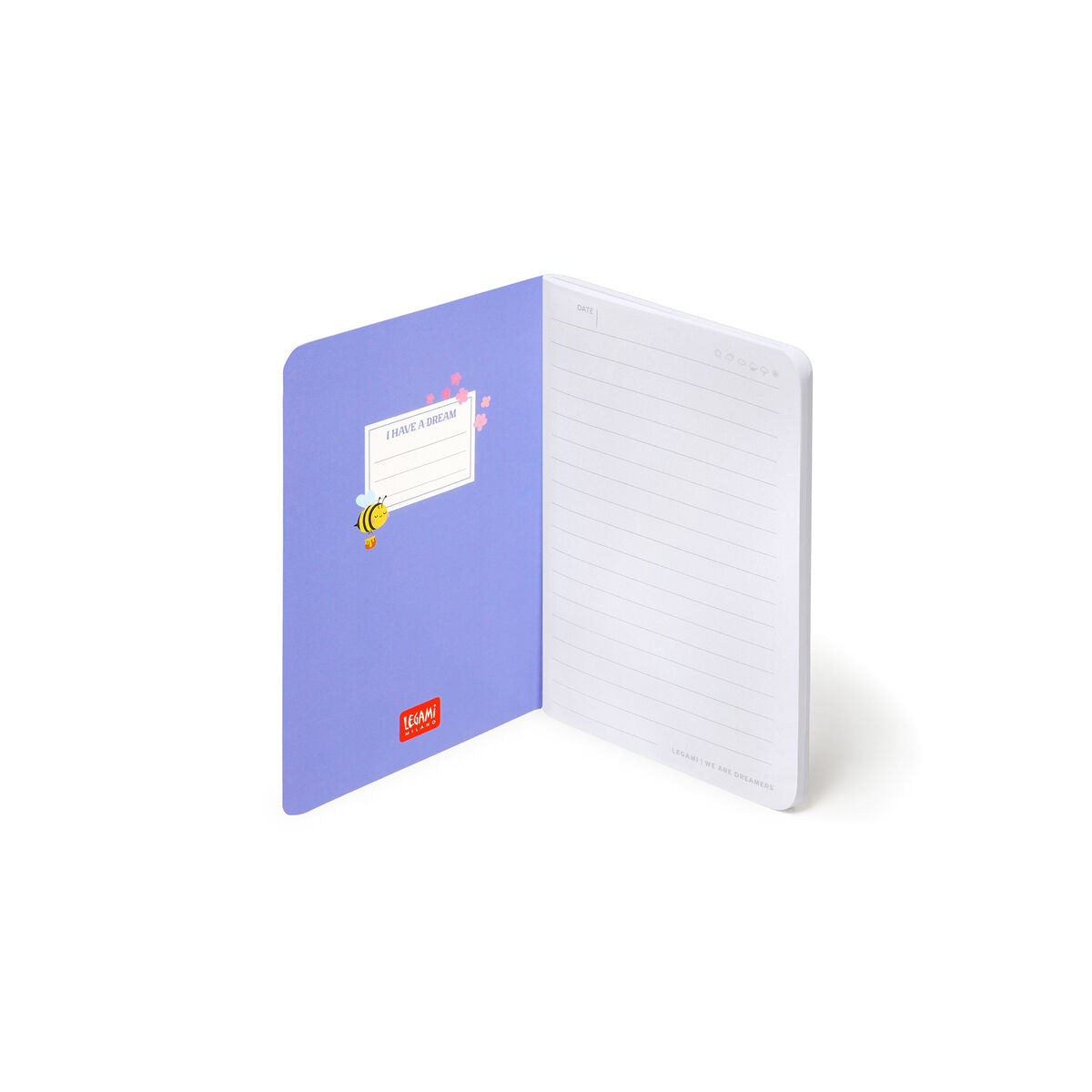 Cahier Ligné A6 à Couverture Rigide Illustrée - Bee