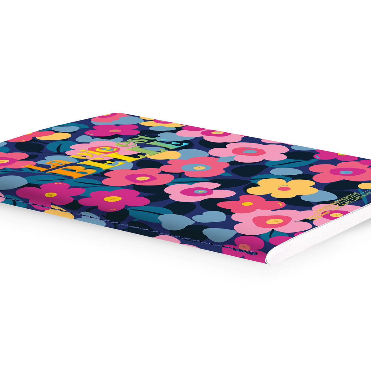 Cahier Ligné A6 à Couverture Rigide Illustrée - Flowers