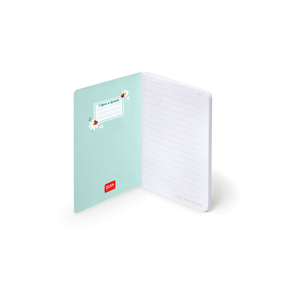 Cahier Ligné A6 à Couverture Rigide Illustrée - Ladybug