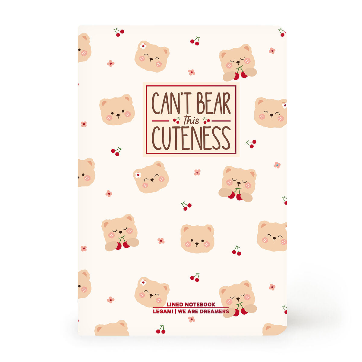 Cahier Ligné A6 à Couverture Rigide Illustrée - Teddy Bear