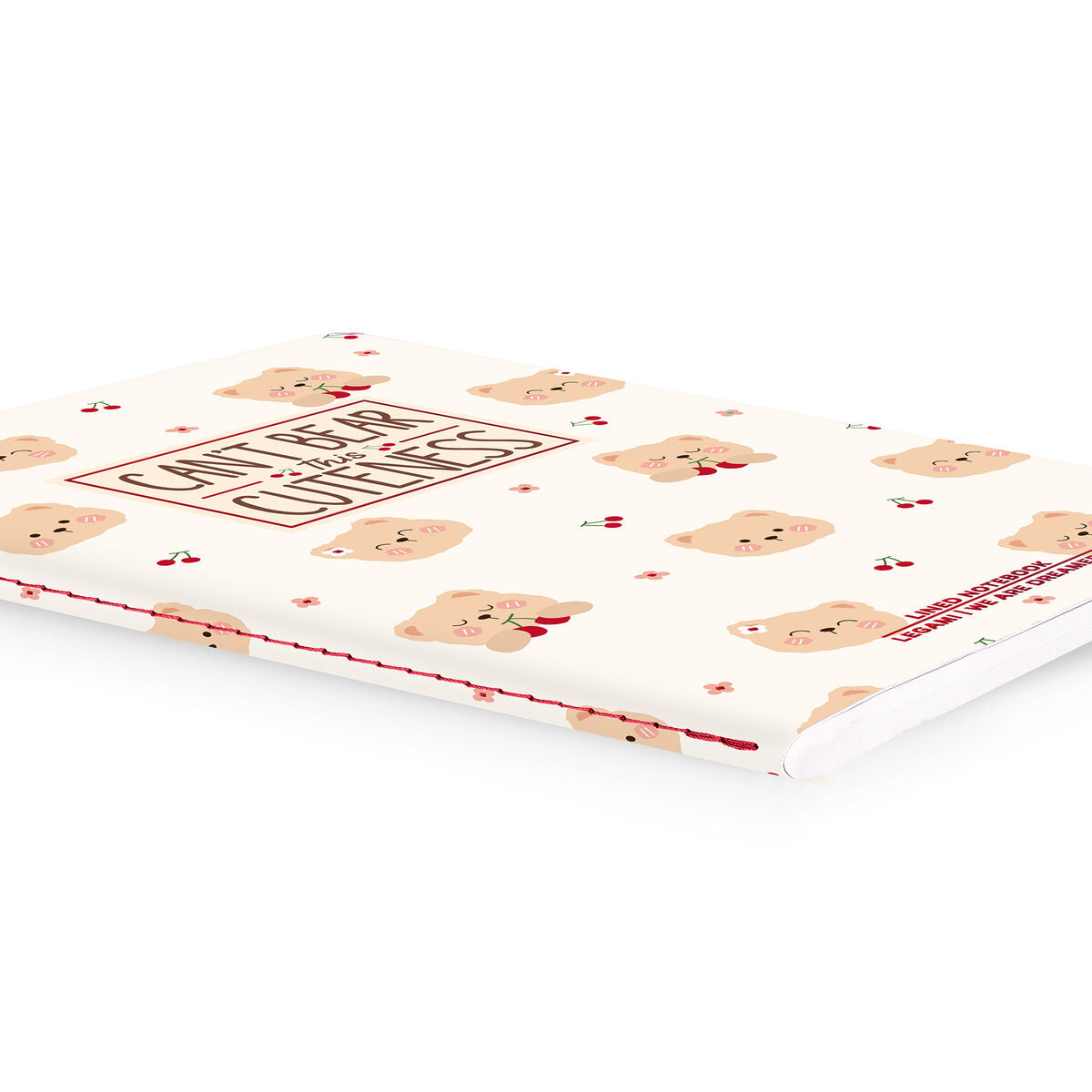 Cahier Ligné A6 à Couverture Rigide Illustrée - Teddy Bear