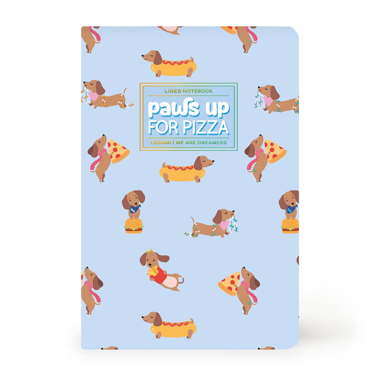 Cahier Ligné A6 à Couverture Rigide Illustrée - Dog