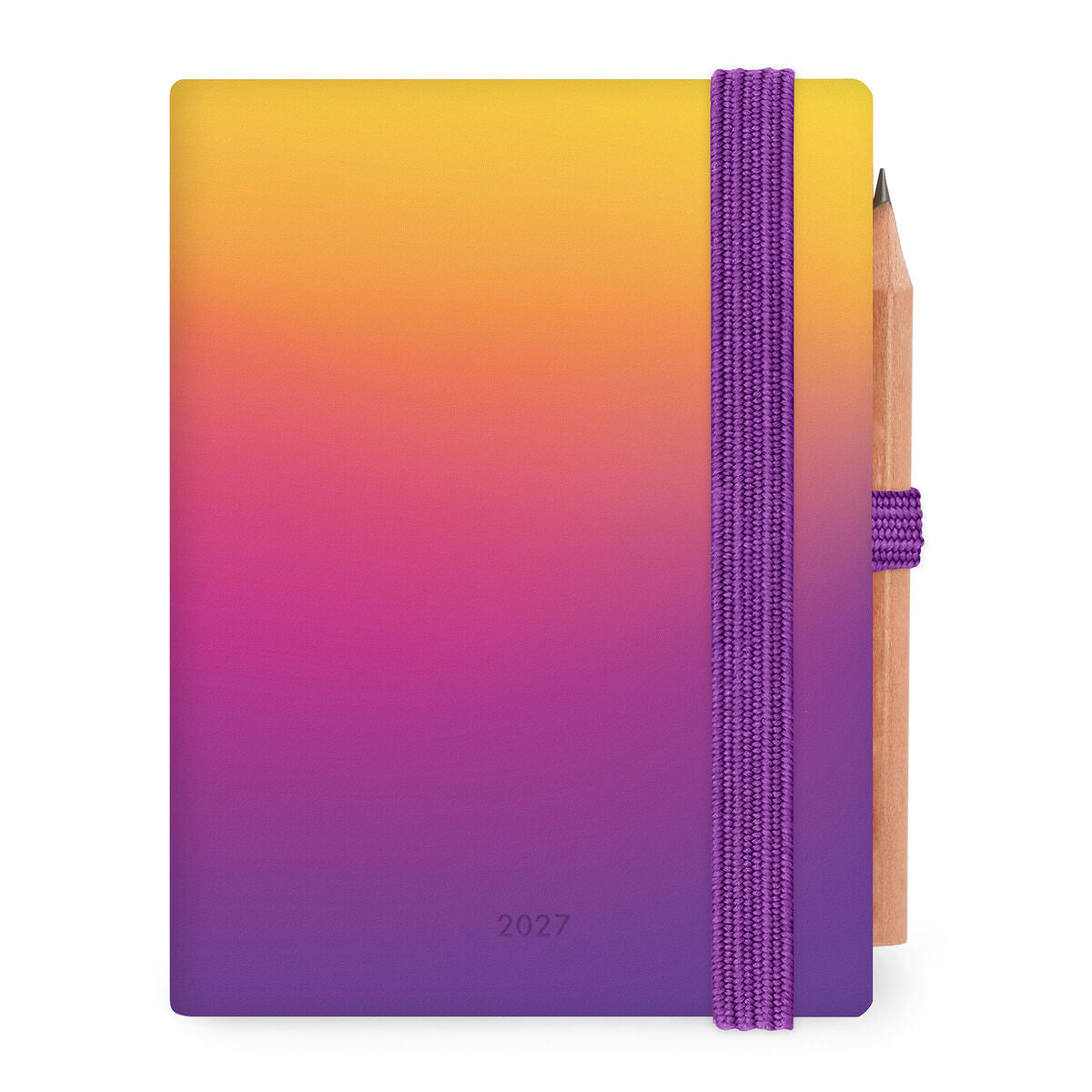 Agenda 12 Mois Bi-journalier Format Mini 2027 - Coucher de soleil Vibes