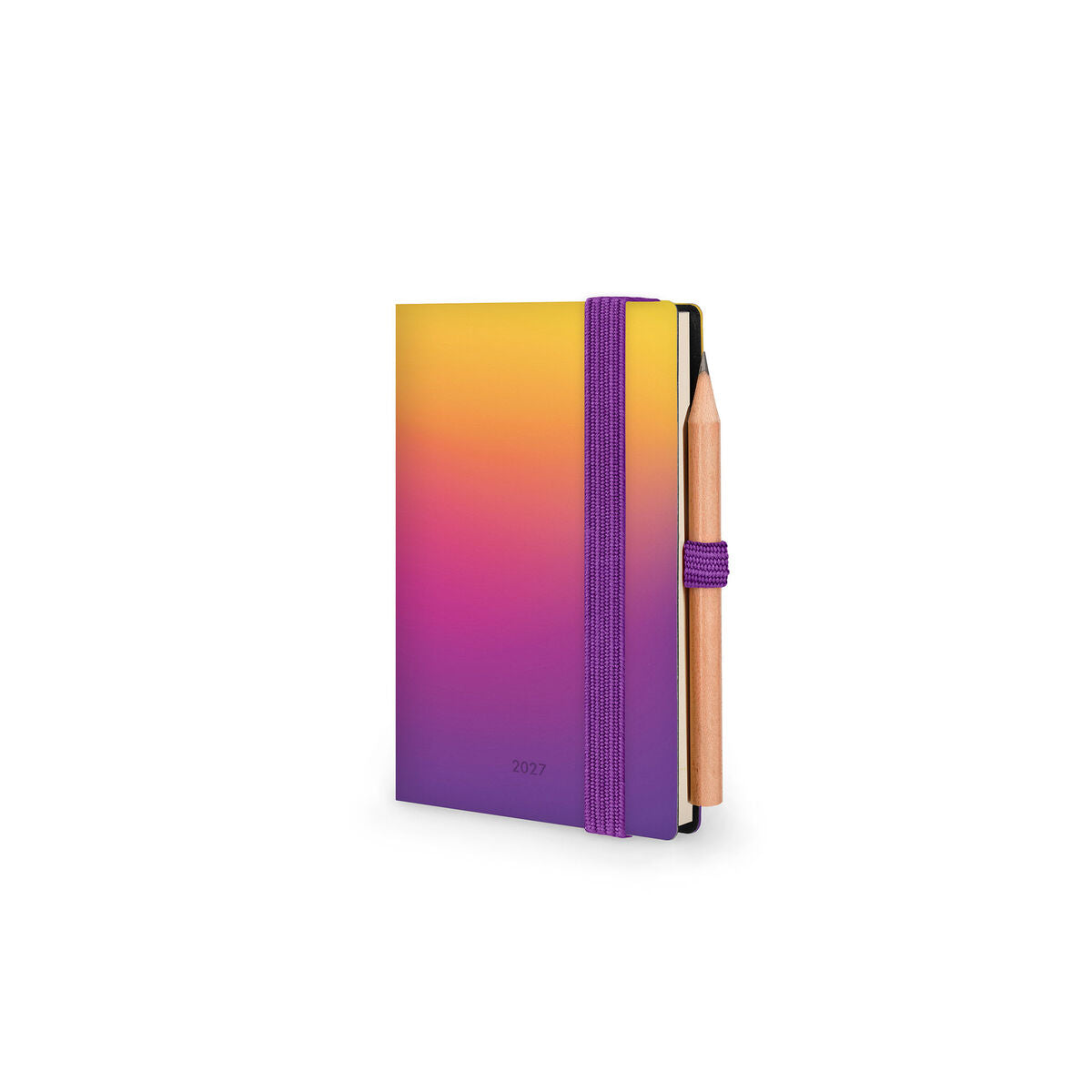 Agenda 12 Mois Bi-journalier Format Mini 2027 - Sunset Vibes