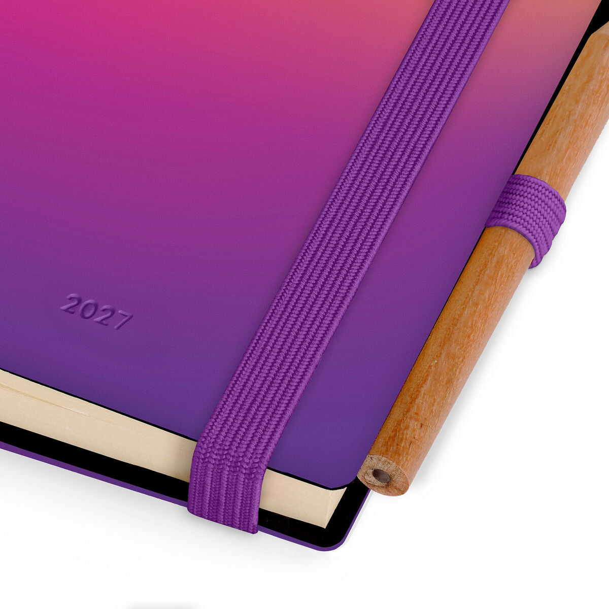Agenda 12 Mois Bi-journalier Format Mini 2027 - Sunset Vibes