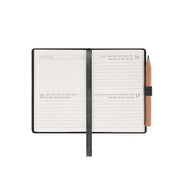 Agenda 12 Mois Bi-journalier Format Mini 2027 - Black Suit