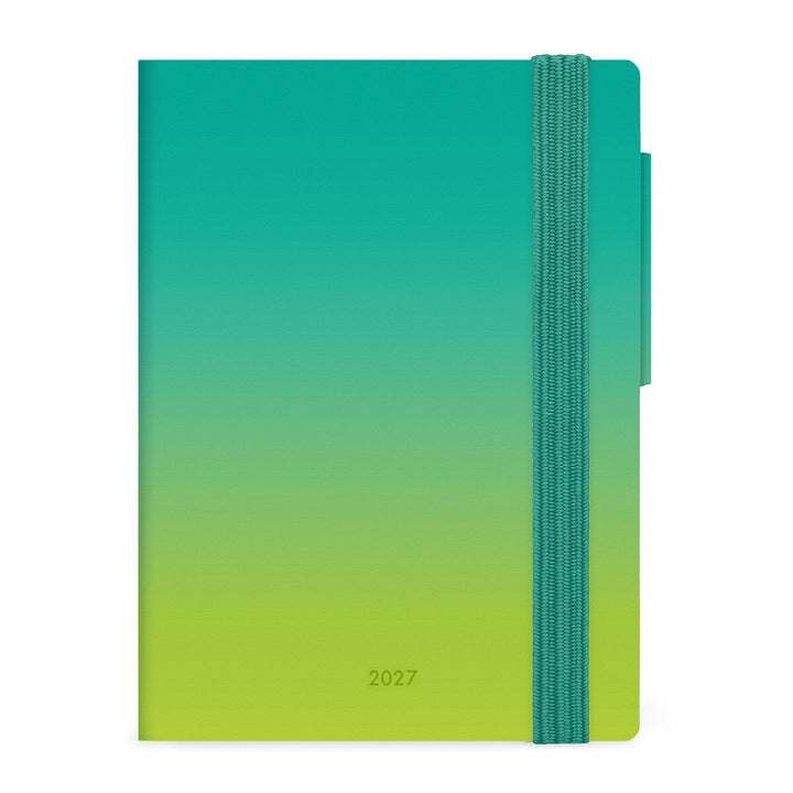 Agenda 12 Mois Semailier Format Mini 2027 - Nuances de vert