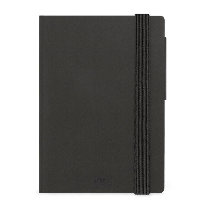 Agenda 12 Mois Journalier Small 2027 - Costume noir
