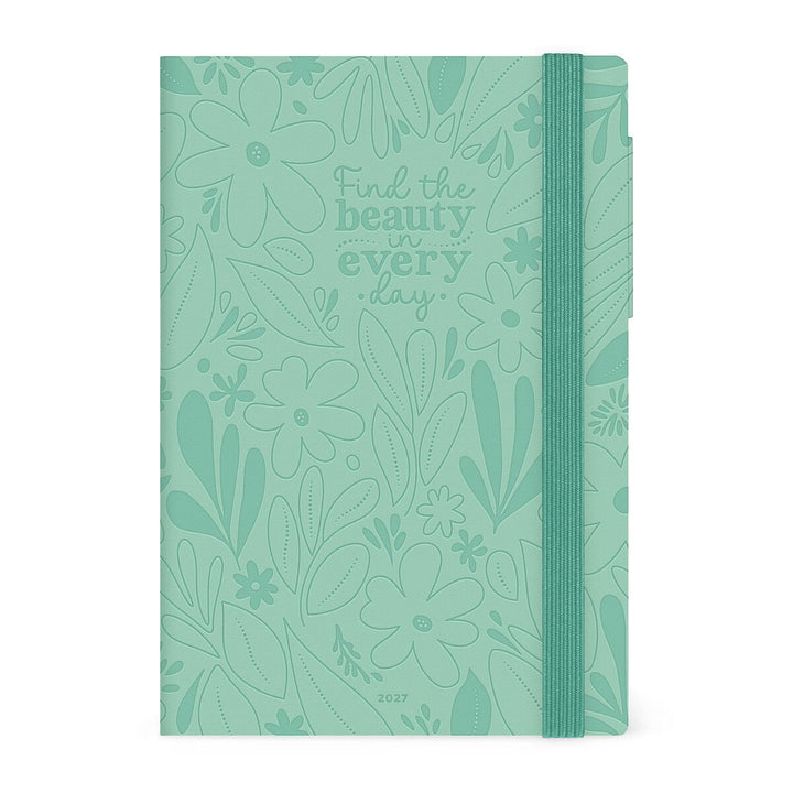 Agenda 12 Mois Journalier Medium 2027 - Jardin botanique