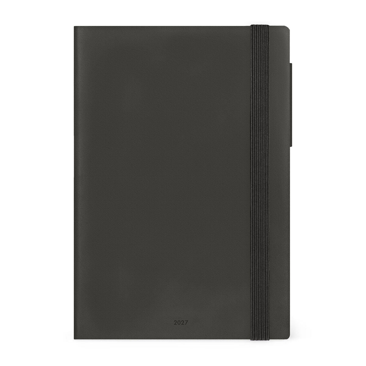 Agenda 12 Mois Journalier Medium 2027 - Costume noir