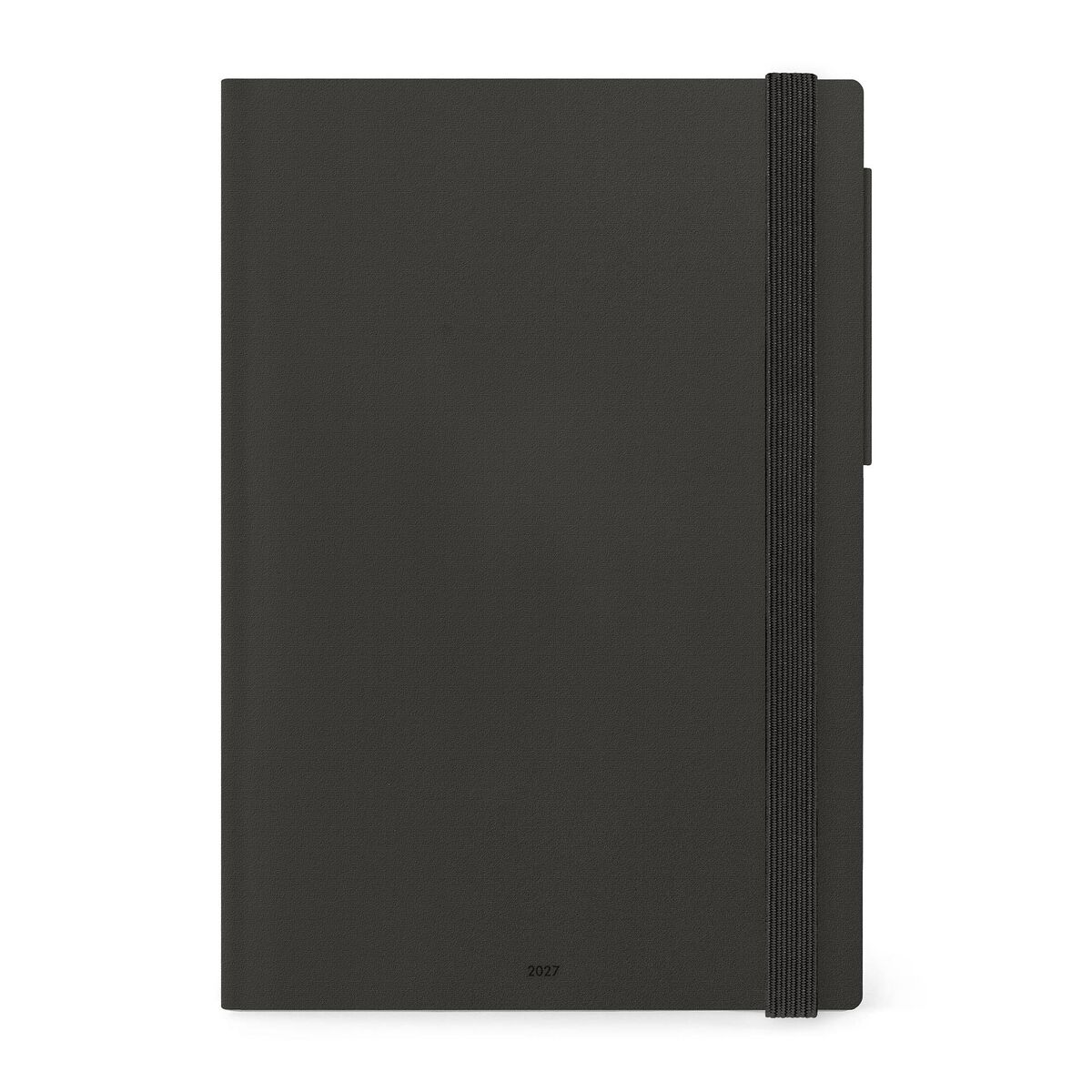 Agenda 12 Mois Journalier Large 2027 - Black Suit