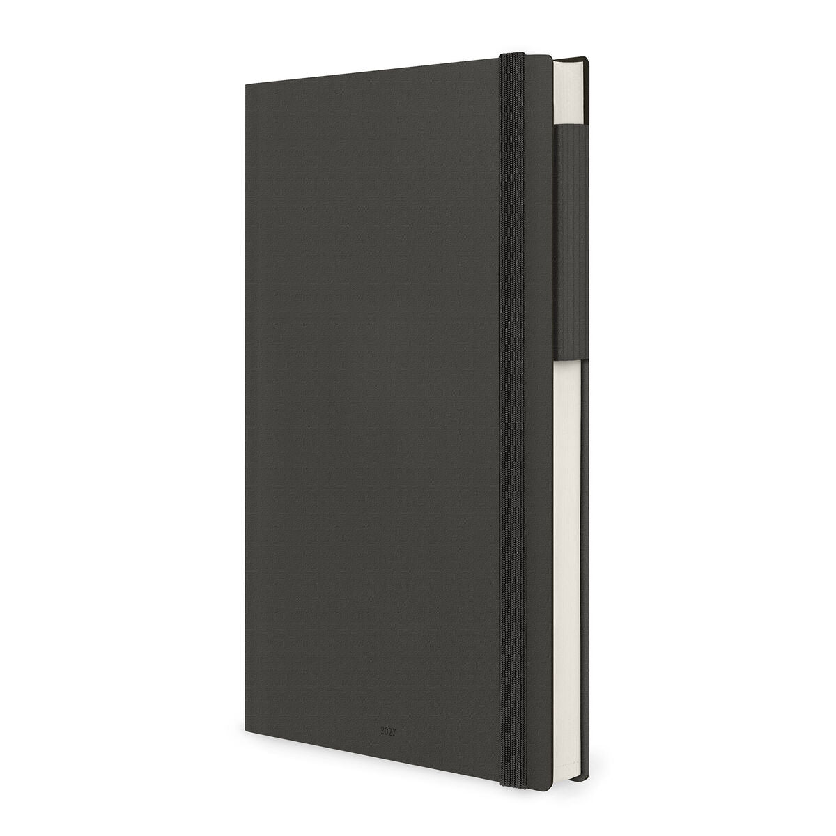 Agenda 12 Mois Journalier Large 2027 - Black Suit