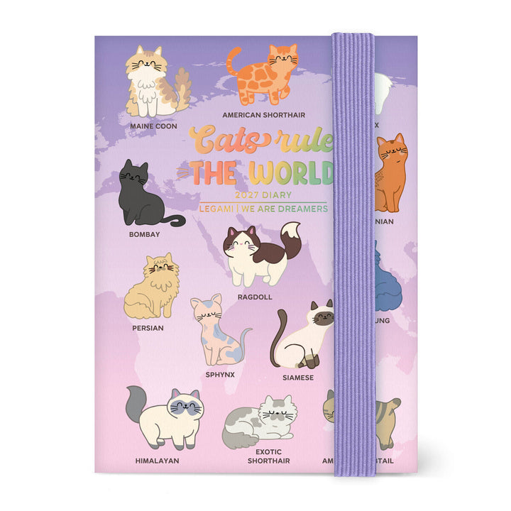 Agenda 12 Mois Semailier Photographique Mini 2027 - Kitty