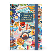 Agenda 12 Mois Journalier Photographique Petit 2027 - Stickers Voyage