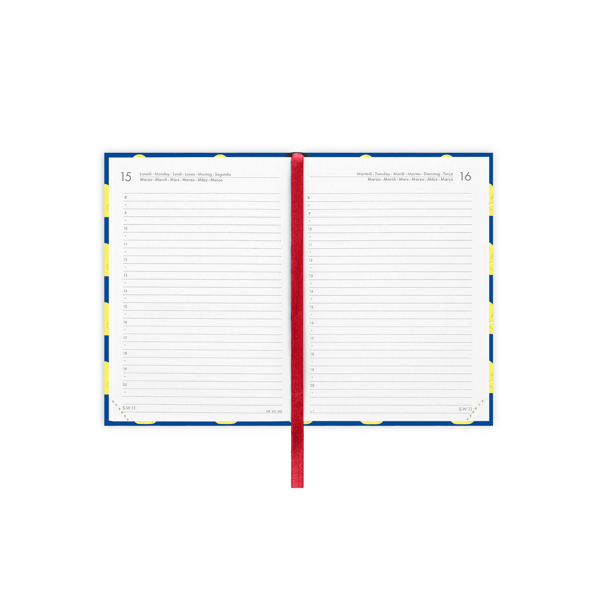 Agenda 12 Mois Journalier Photographique Small 2027 - Duck